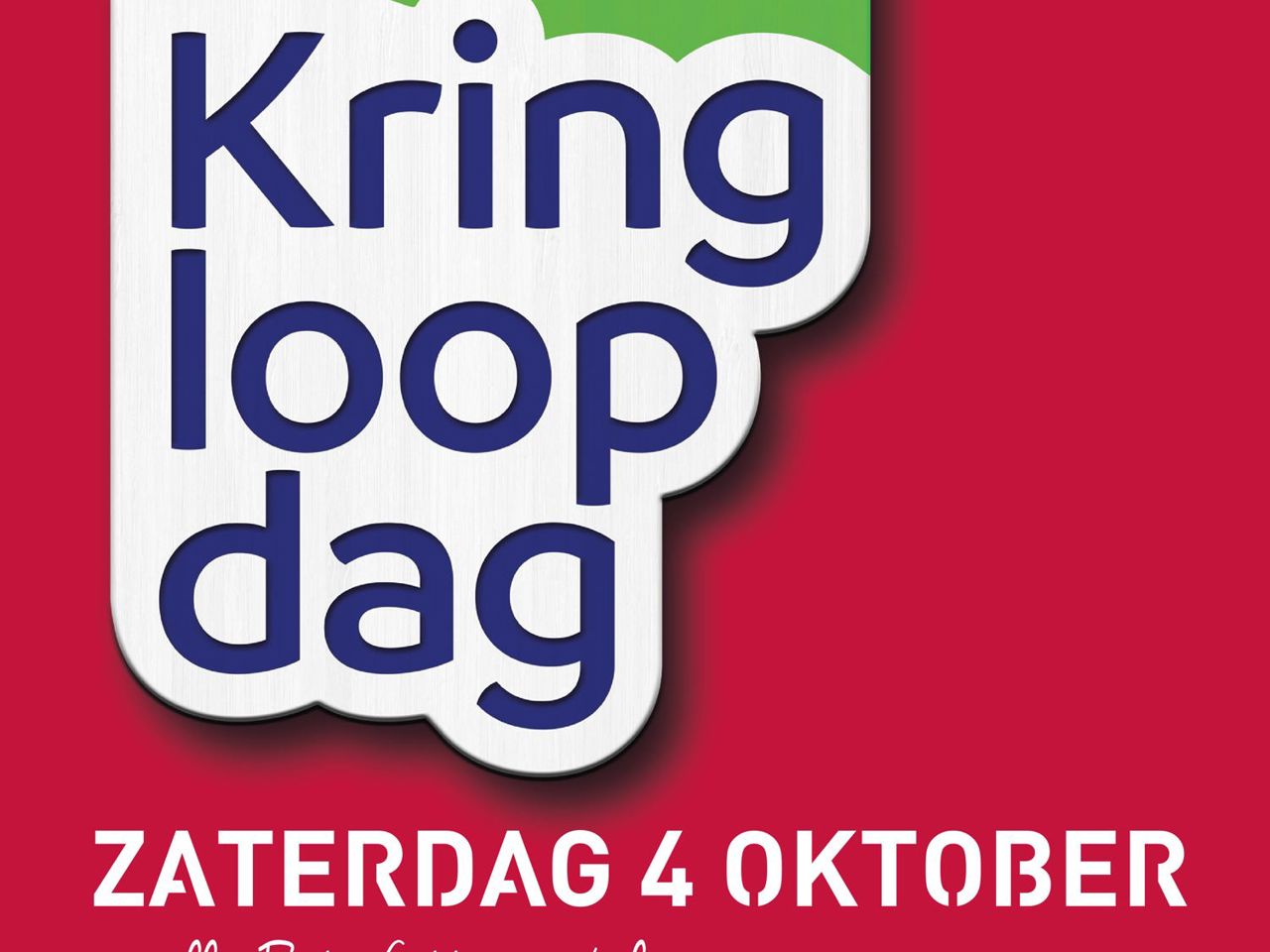 Nationale Kringloopdag 4 Oktober 2025