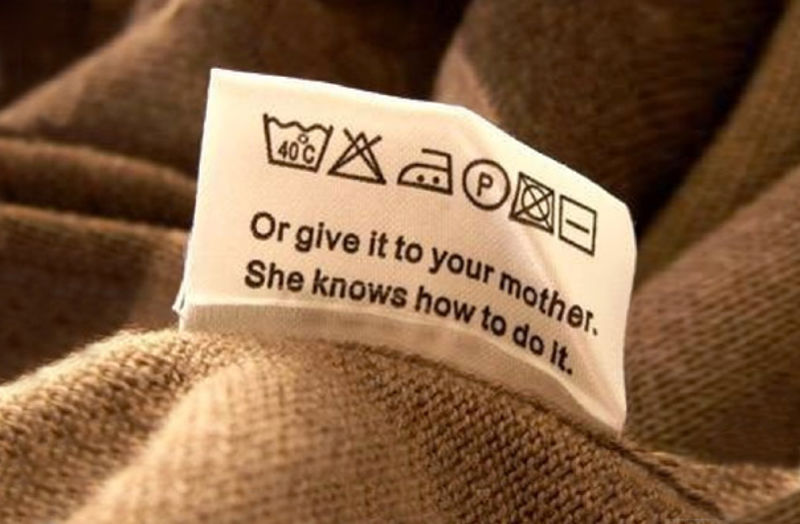 Foto Textiellabel Give It To Your Mom