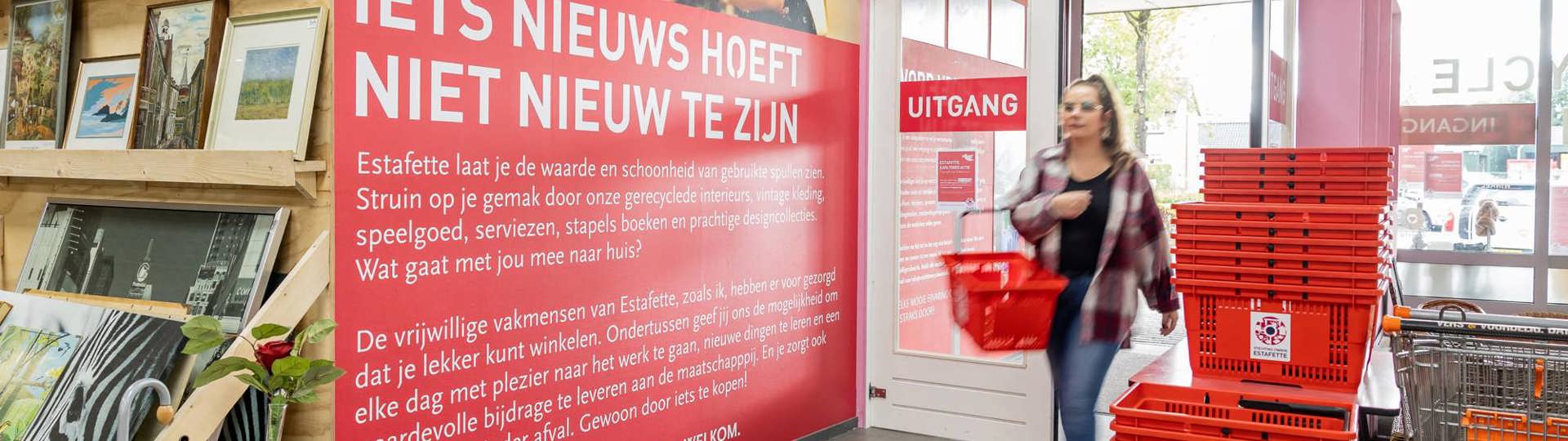 Estafette Recyclewinkel Burgum Entree