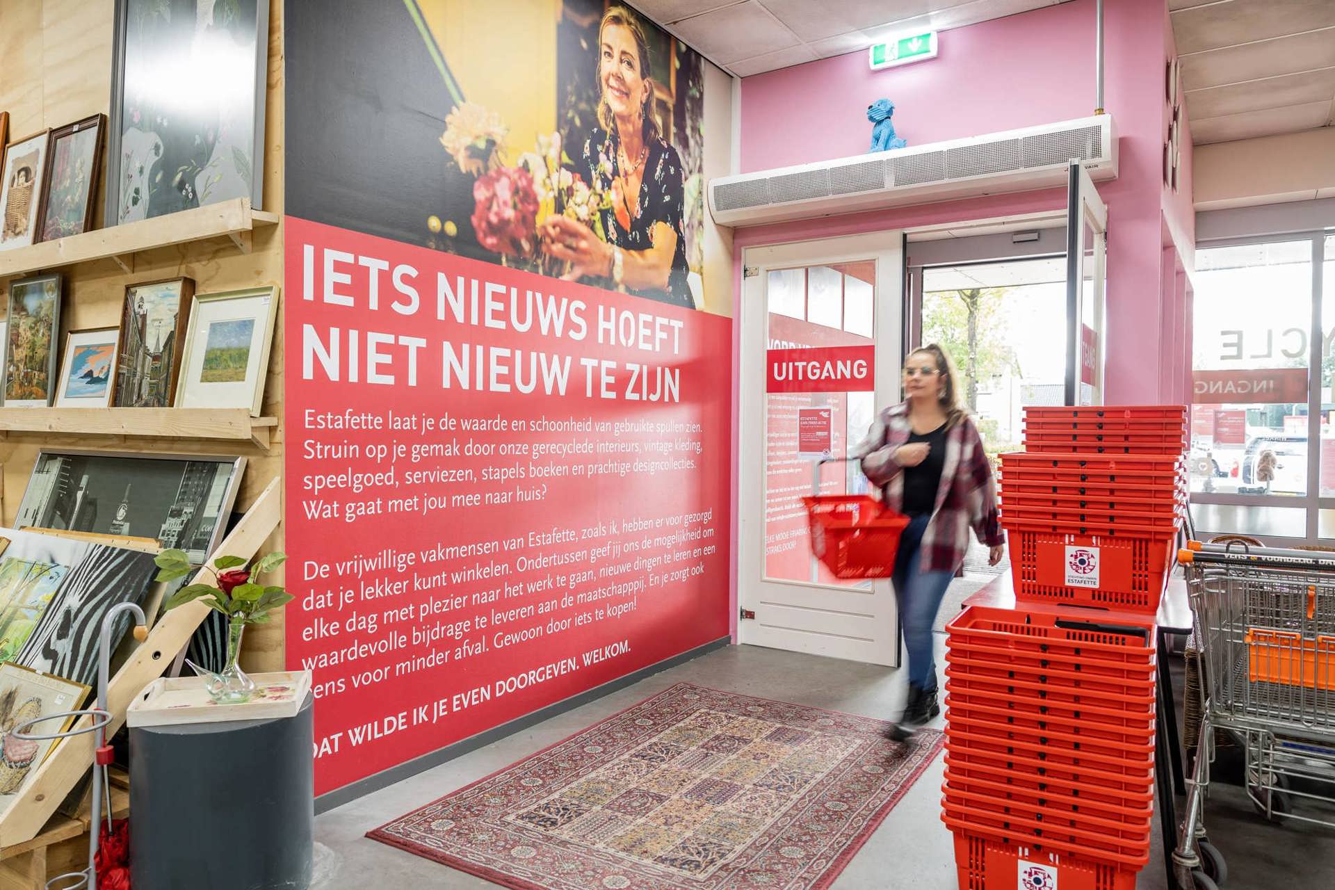 Estafette Recyclewinkel Burgum Entree