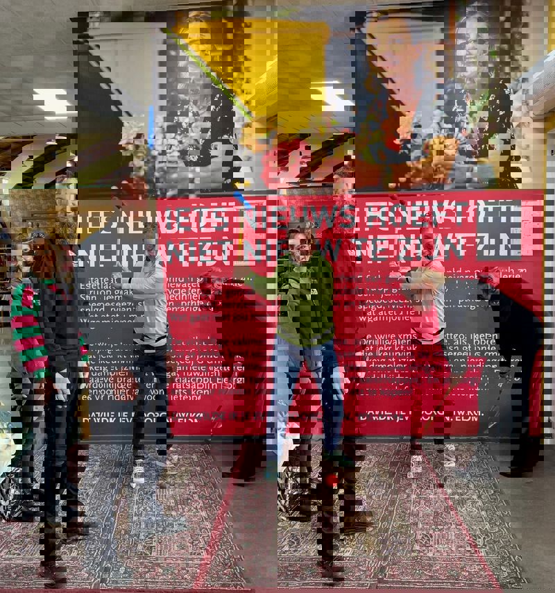Auke Hempenius Slaat Zijn Monstetrtocht Af In De Estafette Recyclewinkel In Burgum Gecropt Min