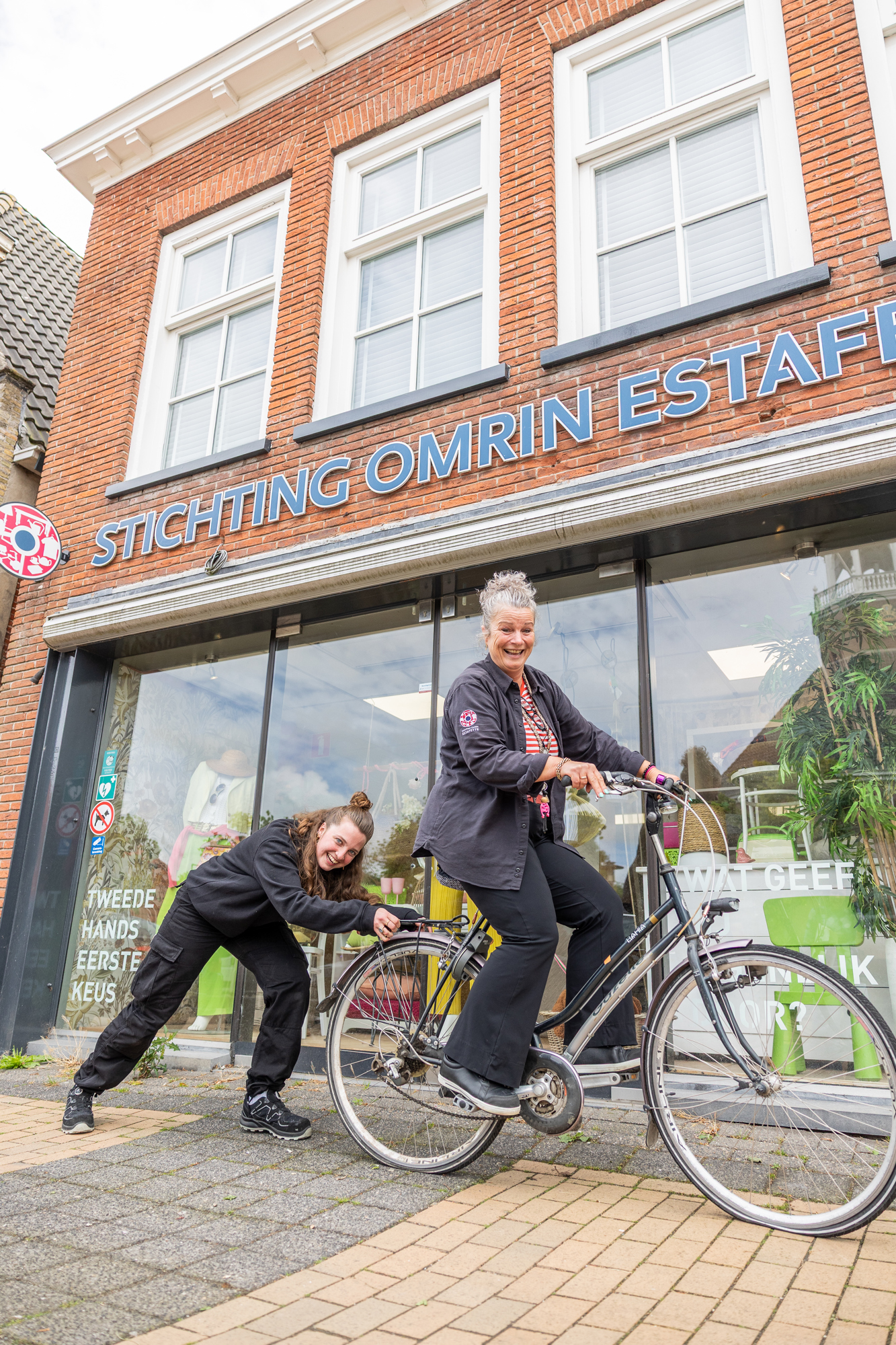 Duwtje Op De Fiets