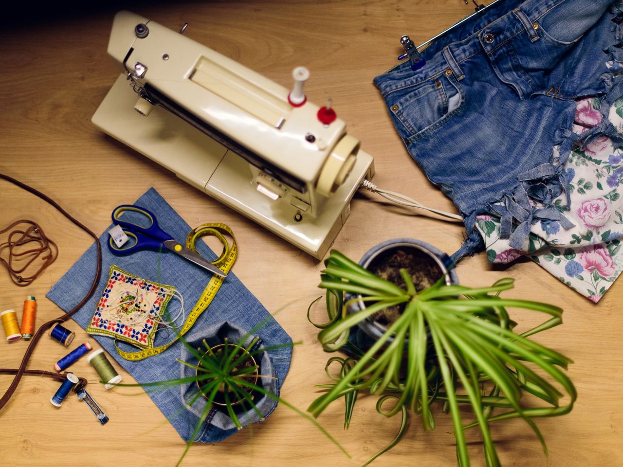 Flat Lay Upcycle Atelier