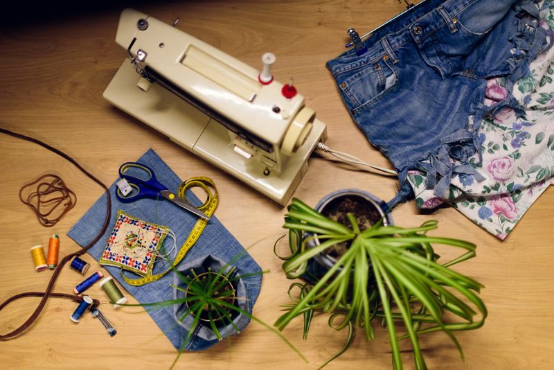 Flat Lay Upcycle Atelier